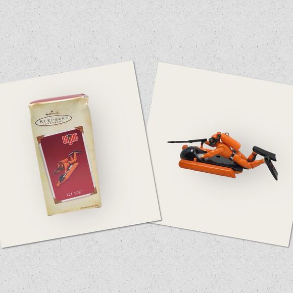 Hallmark G.I. Joe Sea Sled & Frogman Christmas Ornament Collectible 2005 - Picture 1 of 10